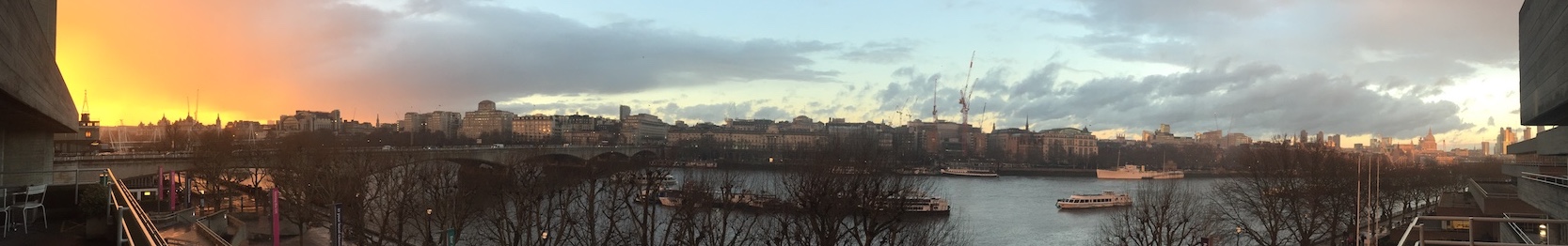 Sunset from National Theatre